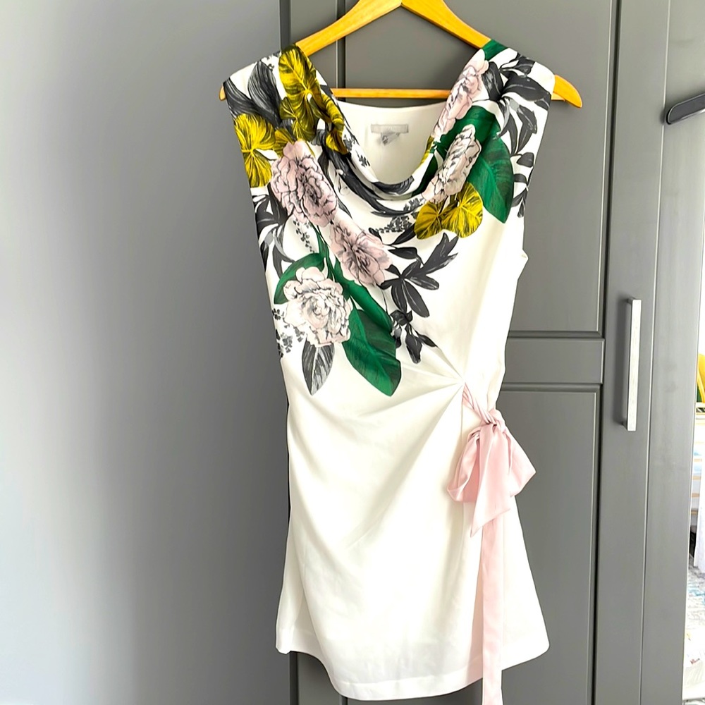 H&M floral Tunic Top